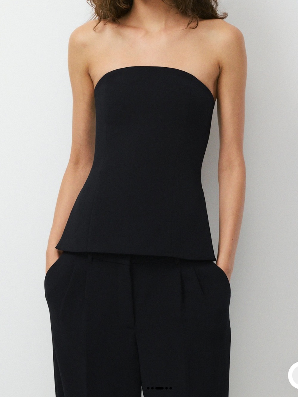 Aritzia posh tube top black